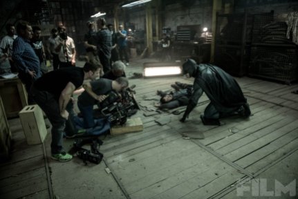 Zack Snyder & Ben Affleck on set 'Batman V Superman: Dawn of Justice'