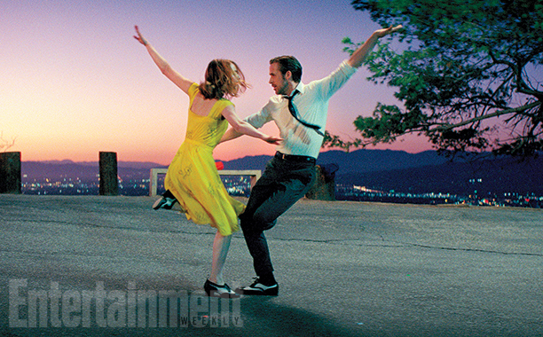 Emma Stone & Ryan Gosling in LA LA LAND