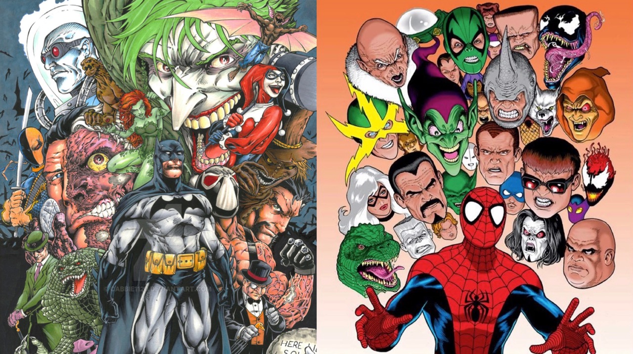 Showdown Sunday #45: Batman vs. Spider-Man (Rogues Gallery) | APOCAFLIX!  MOVIES