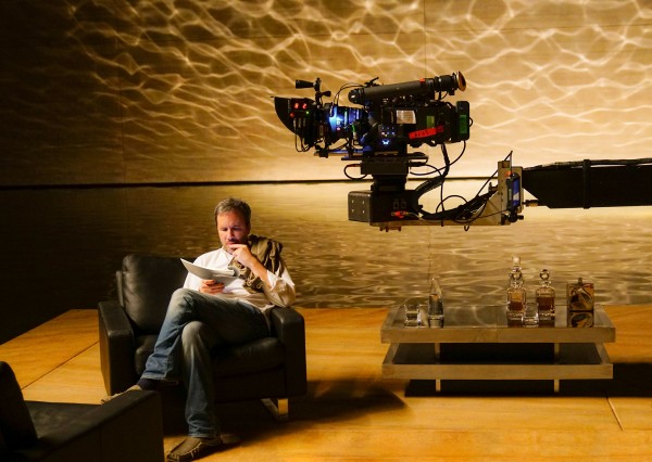 Denis Villeneuve on set Blade Runner 2049