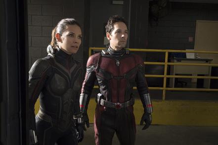 Evangeline Lilly & Paul Rudd in Ant-Man and the Wasp